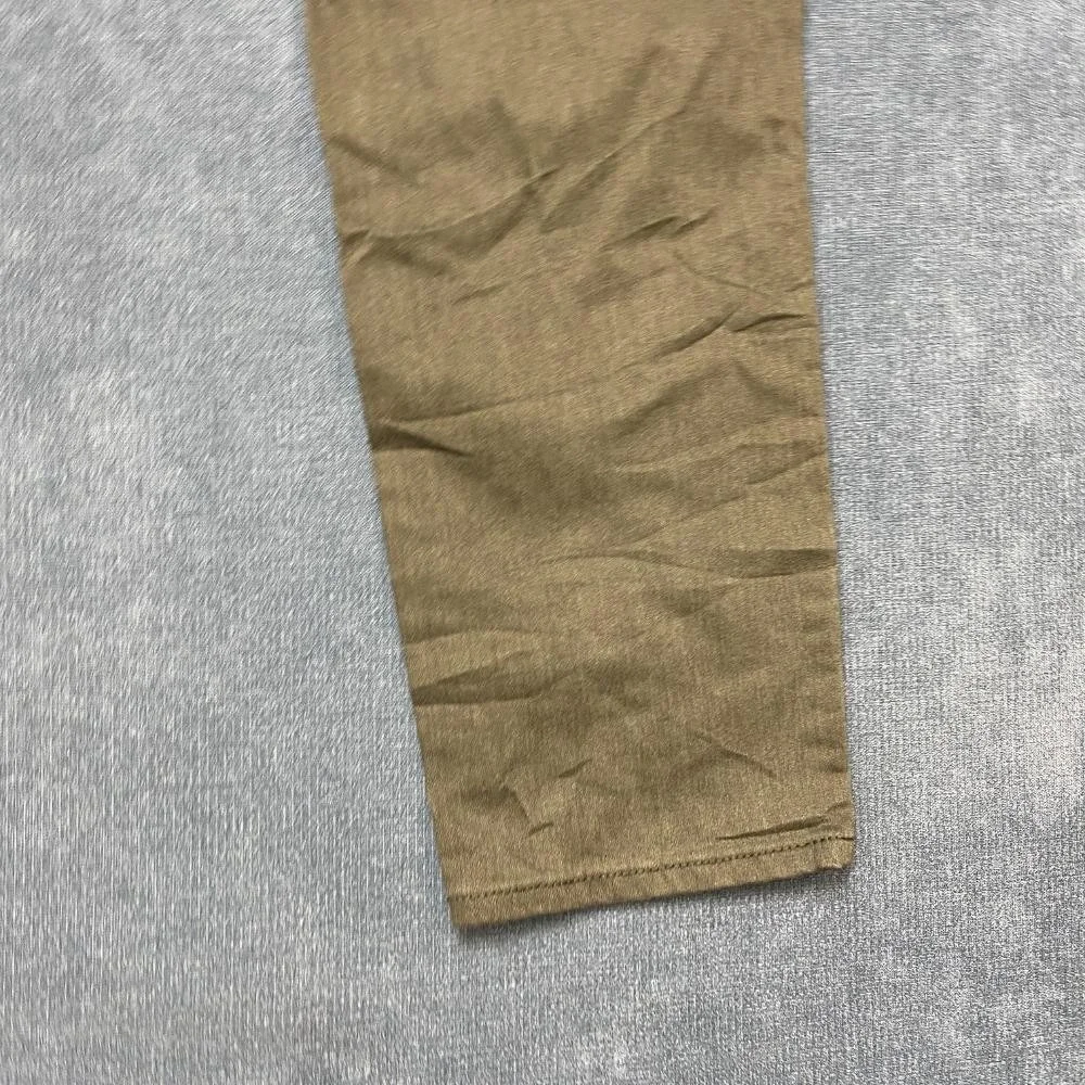 Banana Republic Travel Jeans Mens 34x30 Green Denim Outdoor Straight Slim Fit